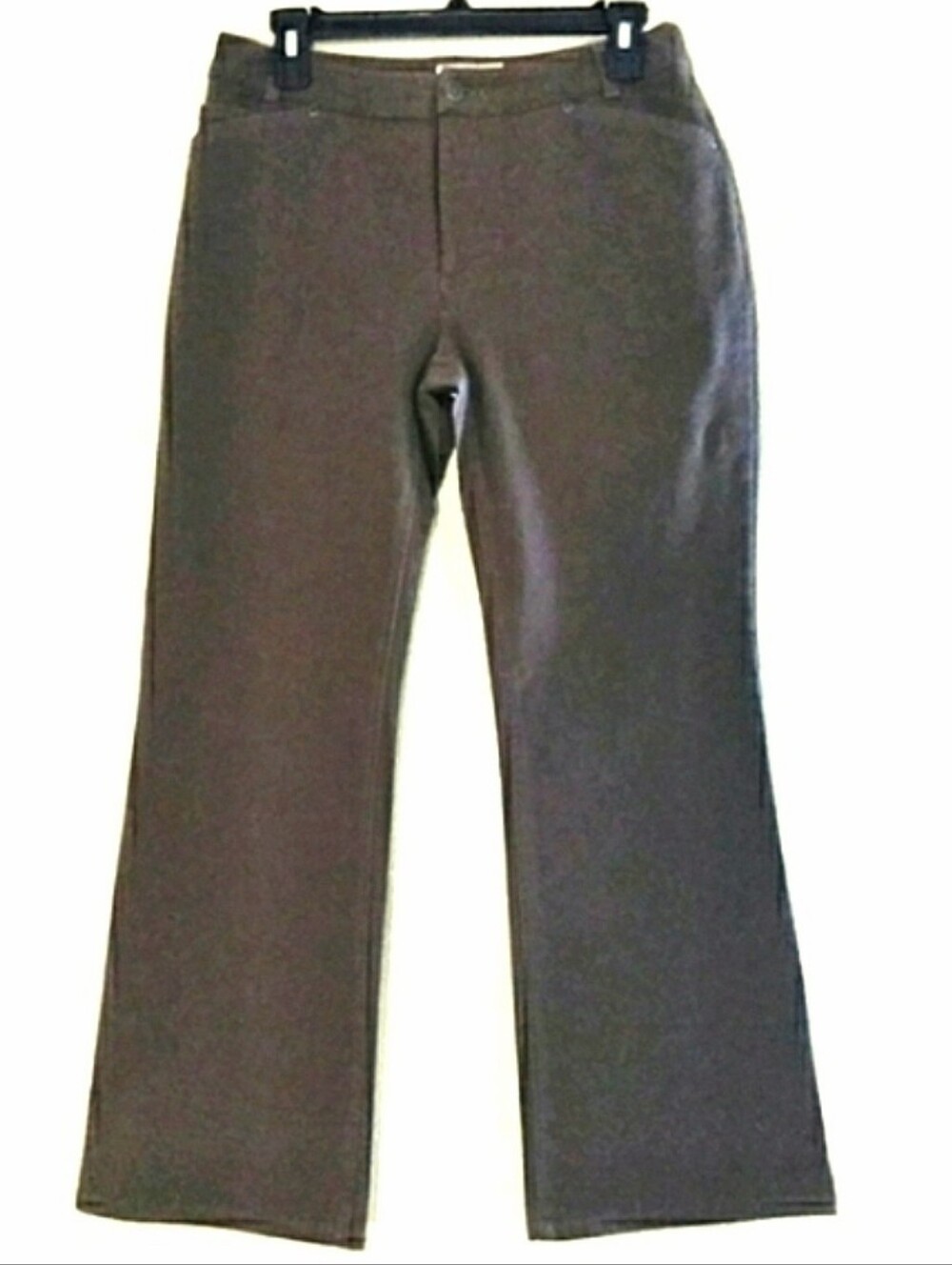 Out of the Blue J. Jill Petite Brown Cotton Bootcut Jeans Pants Size 4P